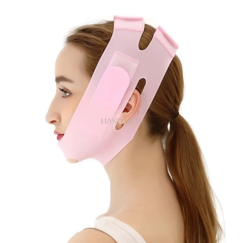 Silicone V Face with V Face Gadgets Pull Pattern Firming Small V Face Bandage Face Slimming Face with Double Chin