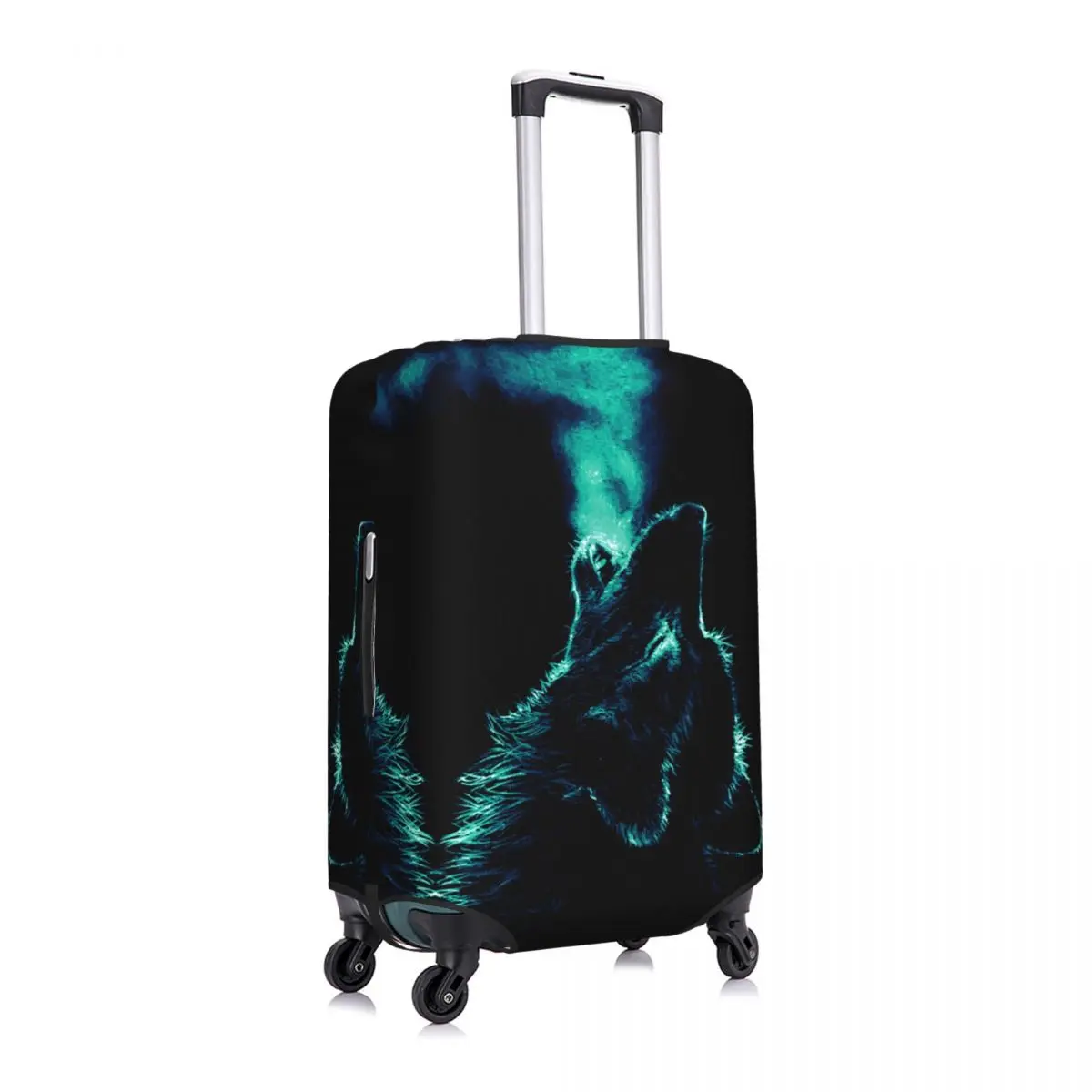 Custom Animal Wolf Luggage Cover Fashion Suitcase Protector Covers Suit For 18-32 inch