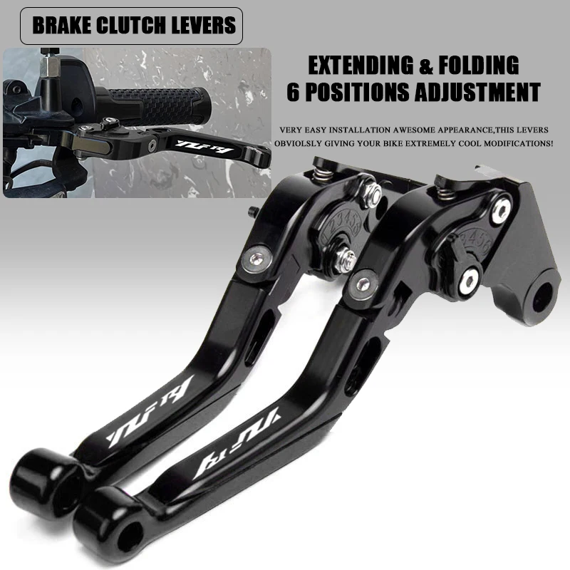 For YZFR1 YZF R1 2002-2003 Motorcycle CNC Adjustable Folding Extendable Brake Clutch Levers Handle