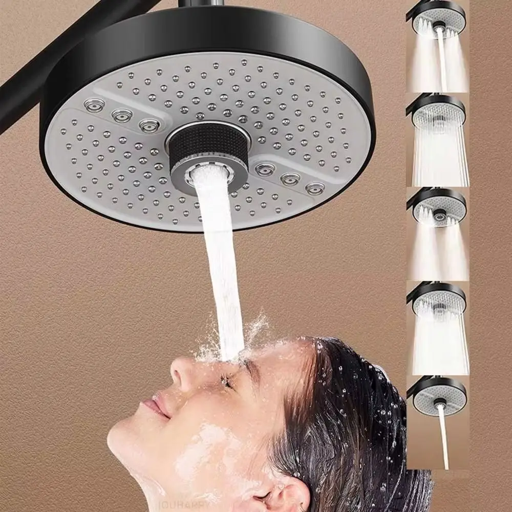 Thickened High-Pressure Shower Head Portable Explosion-Proof Bathroom Shower Sprayer Comfortable Water Flow Easy To Install