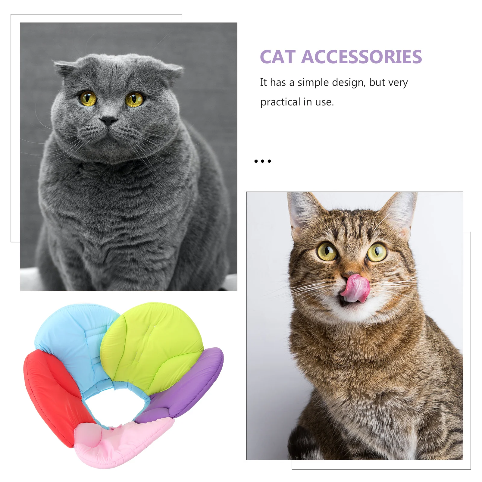 

Flower Shaped Pet Protective Collar Pink Size M Anti Licking Injuries Wounds Recovery Elizabethan Shield Necklace