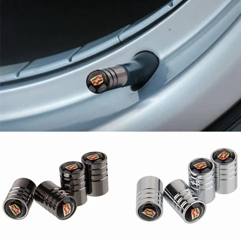 4 шт., колпачки для штока клапана колес автомобиля из сплава, чехлы для Cadillac ATS BLS CT4 CT6 CTS EXT SLS SRX STS XLR XT4 Escalade Deville DTS 4 шт., колпачки для штока клапана колес автомобиля из сплава, чехлы для Cadillac ATS BLS CT4 CT6 CTS EXT SLS SRX STS XLR XT4 Escalade Deville DTS