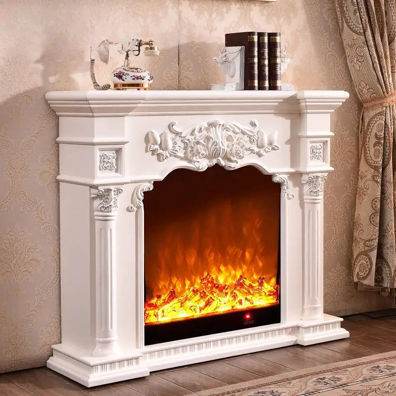 

Retro Long Living Room Fireplace Decoration Large Space Narrow Living Room Cabinets Corner Arched Mueble Salon Furniture Home