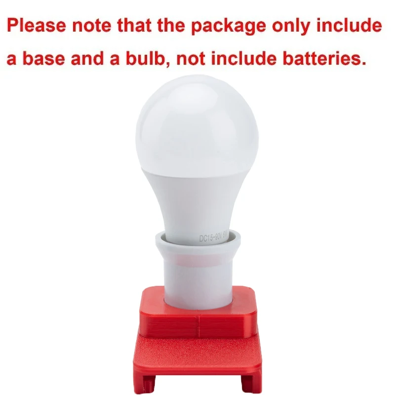 For SKIL 20V Li-ion Battery New Cordless Portable E27 Bulb Lamp LED Light For Indoor And Outdoor Work Light