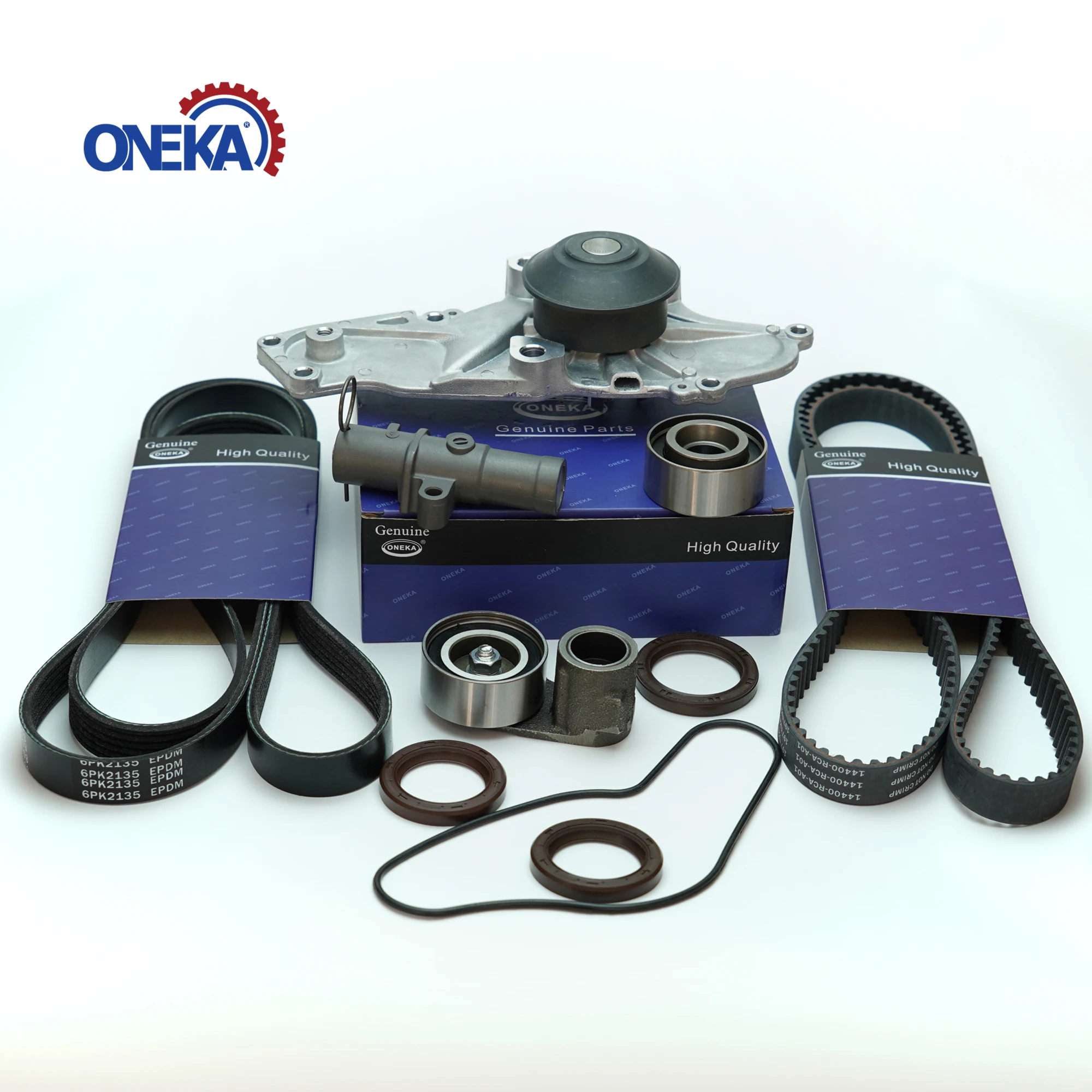 

[ONEKA]For Honda Accord 3.5L V6 Engine Timing Belt Kits With Water Pump TCKWP329 TKH-002 TKH002 TBK329 WPH- TCKWP329 TKH002