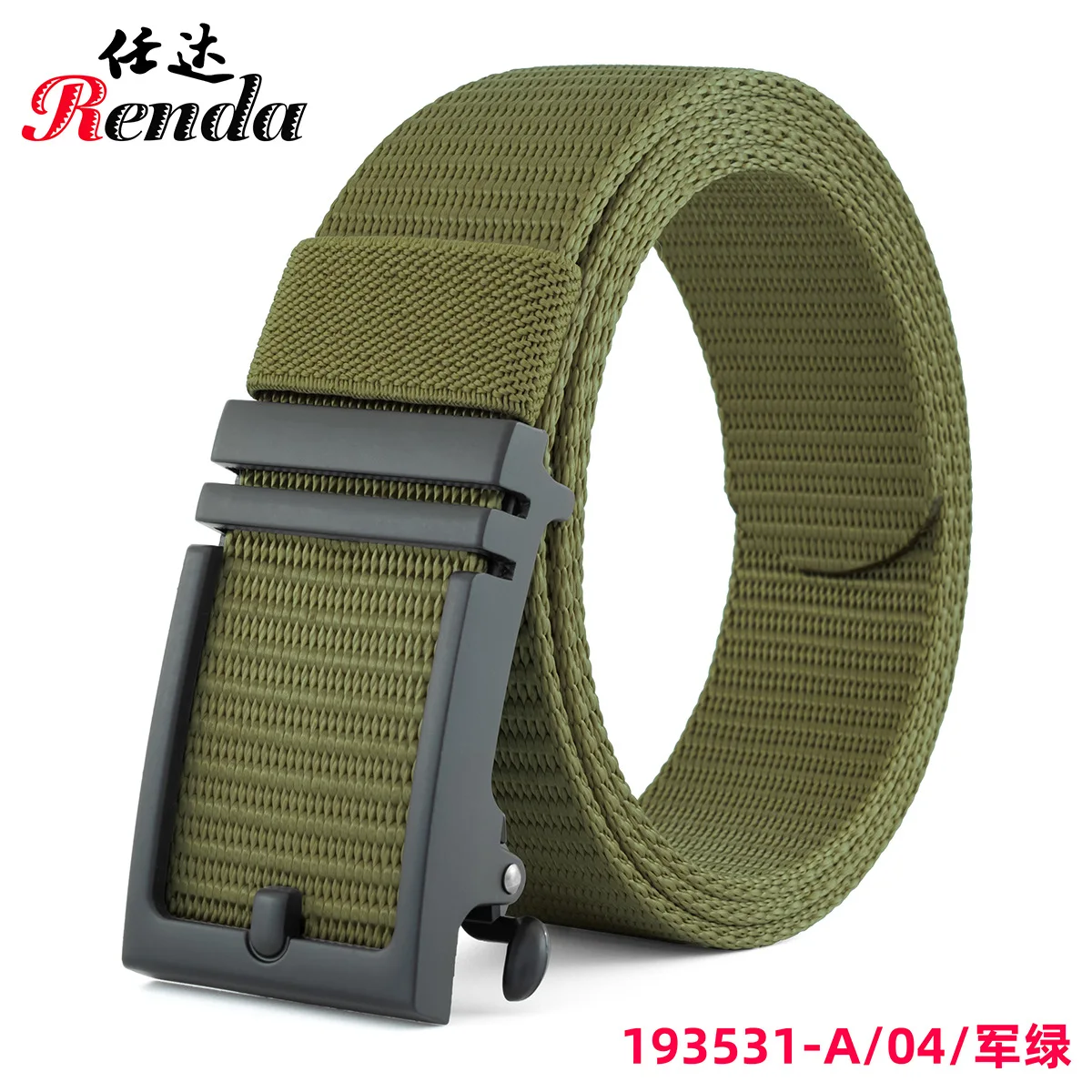 3.4 سنتيمتر X 120 سنتيمتر طالب سير من القنب سبيكة بلا أسنان التلقائي مشبك عادية العصرية كل مباراة الرجال أسود أخضر الملابس والاكسسوارات #4