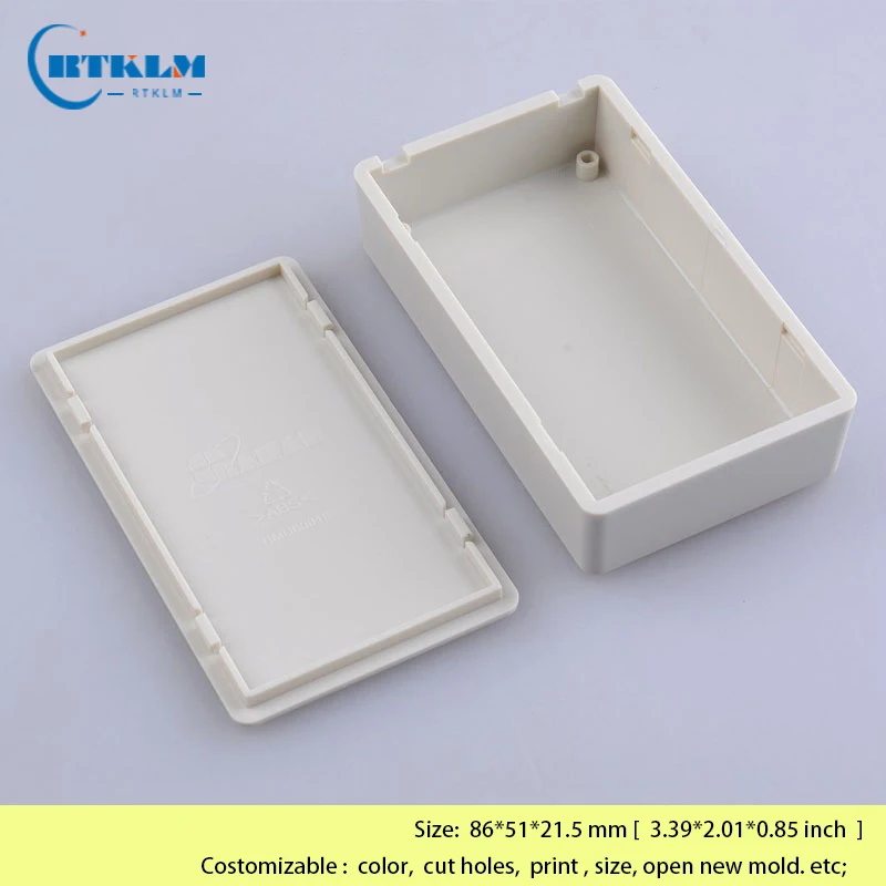 Electronics Plastic Case Plastic Housing Connectors Desktop Box Plastic Enclosure 86*51*22mm