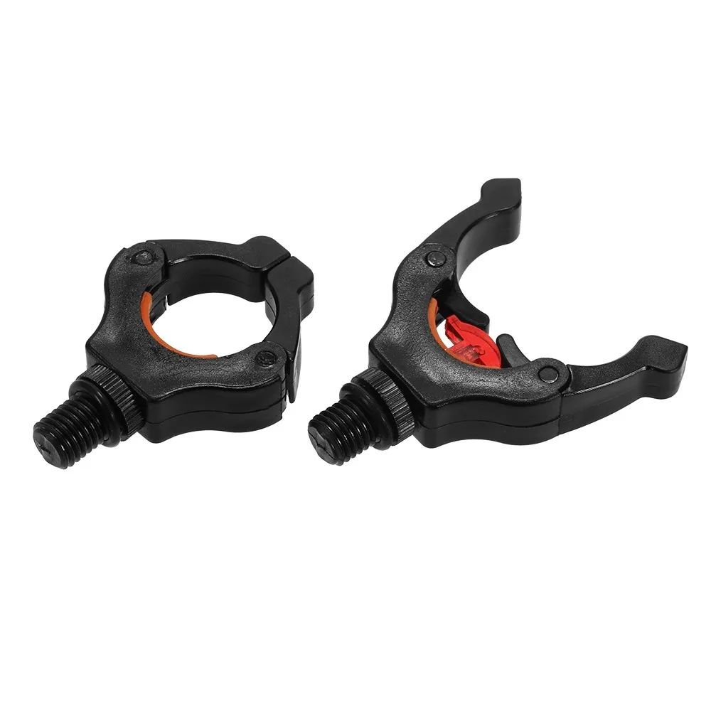 4PCS Built in Spring Fishing Rod Rest Head with Magnetic Nylon Fishing Rod Holder Head Y Shape Gripper M3/8 Thread