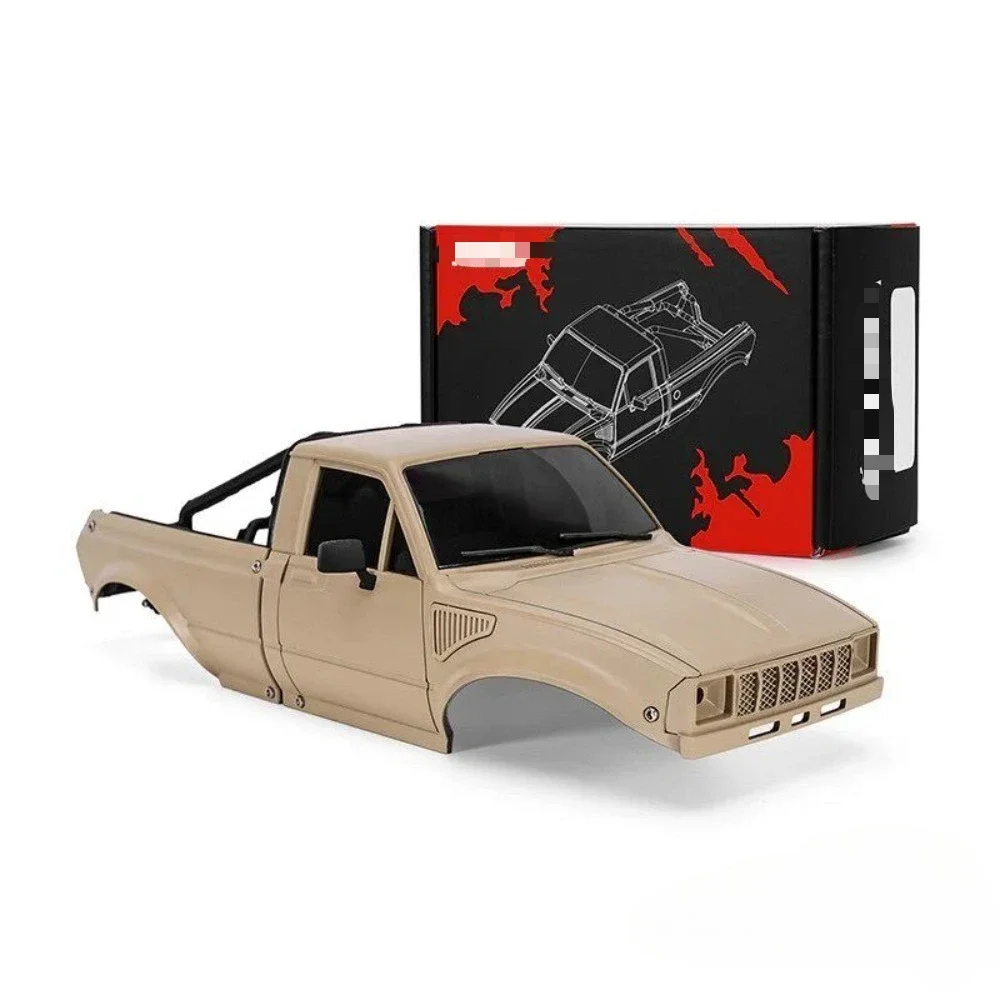 Hard Pickup Truck Body With Cargo Rack Upgrade For 1/24 Axial SCX24 INJORA IR60 24 custom size Decorative Replacement Parts