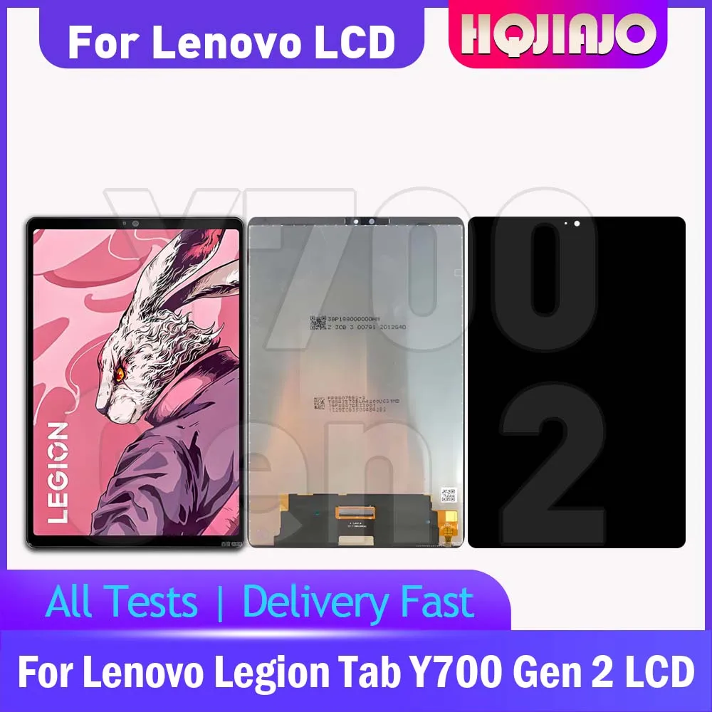 For Lenovo Legion Tab Y700 Gen 2 TB-320FC 8.8'' IPS LCD Display Touch Screen Digitizer Assembly Replacement y700 gen 2 repair