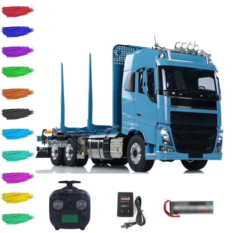 Giocattoli 1/14 FH16 6X4 RTR RC Camion di legname Globetrotter 750 Auto elettrica TAMIYAYA 56360 Suono leggero Radiocomando Veicolo finito