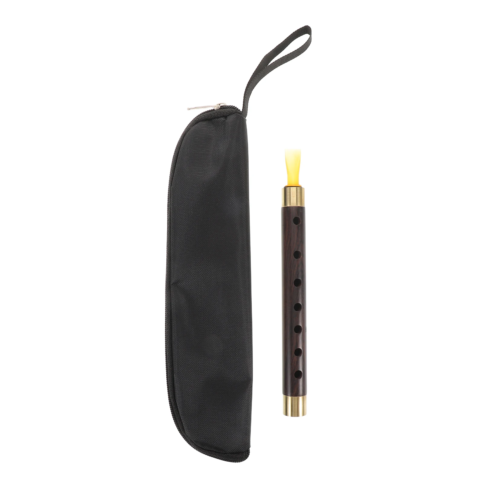 

Ebony Flute Chinese Playing Nationality Instrument Accessories Brass Cultural Performances Artistic Expression