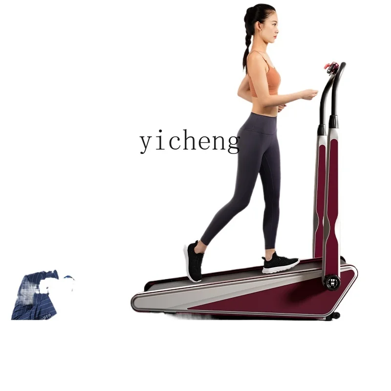 TQH máquina de caminar para el hogar, cinta de correr silenciosa, ejercicio de fitness, reducción de grasa, pequeña, plegable