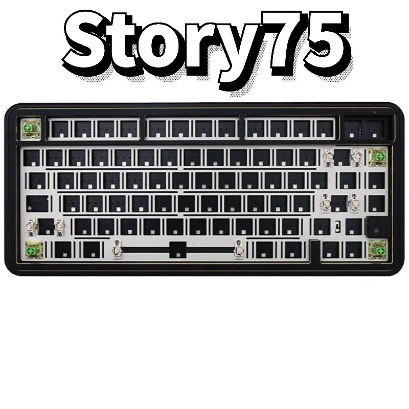 

Звуковой пакет STORY75, индивидуальная сендвичная пена PORON, нижняя пена, переключатель IXPE, позиционирующая пластина для аксессуаров для клавиатуры