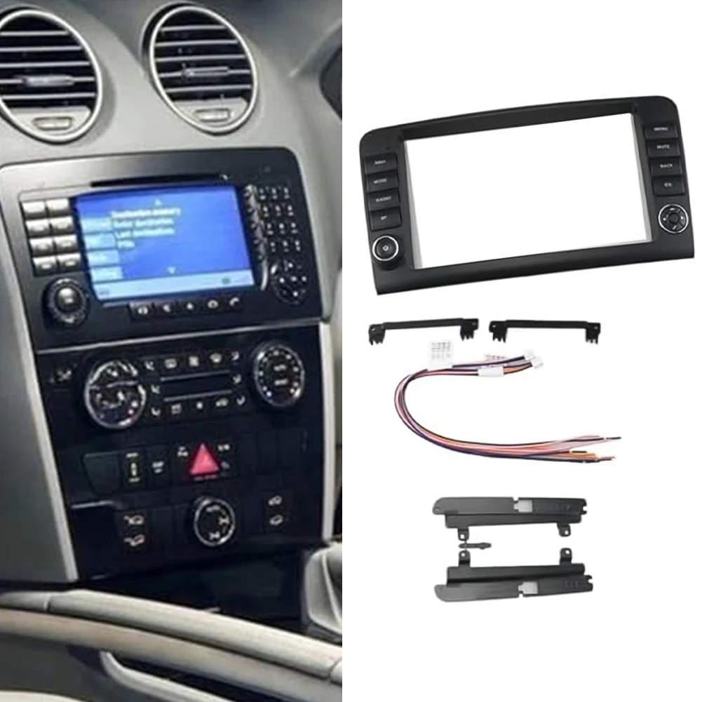 

9 Inch Car Stereo Audio Panel Frame Kit For Mercedes ML W164 2006-2011 GL LHD GPS Navigation Fascia Panel