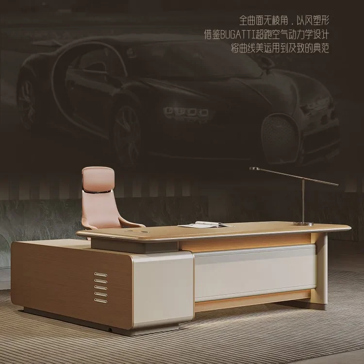 Boss table President High-end atmosphere light luxury Modern general manager office chair Chairperson large desk