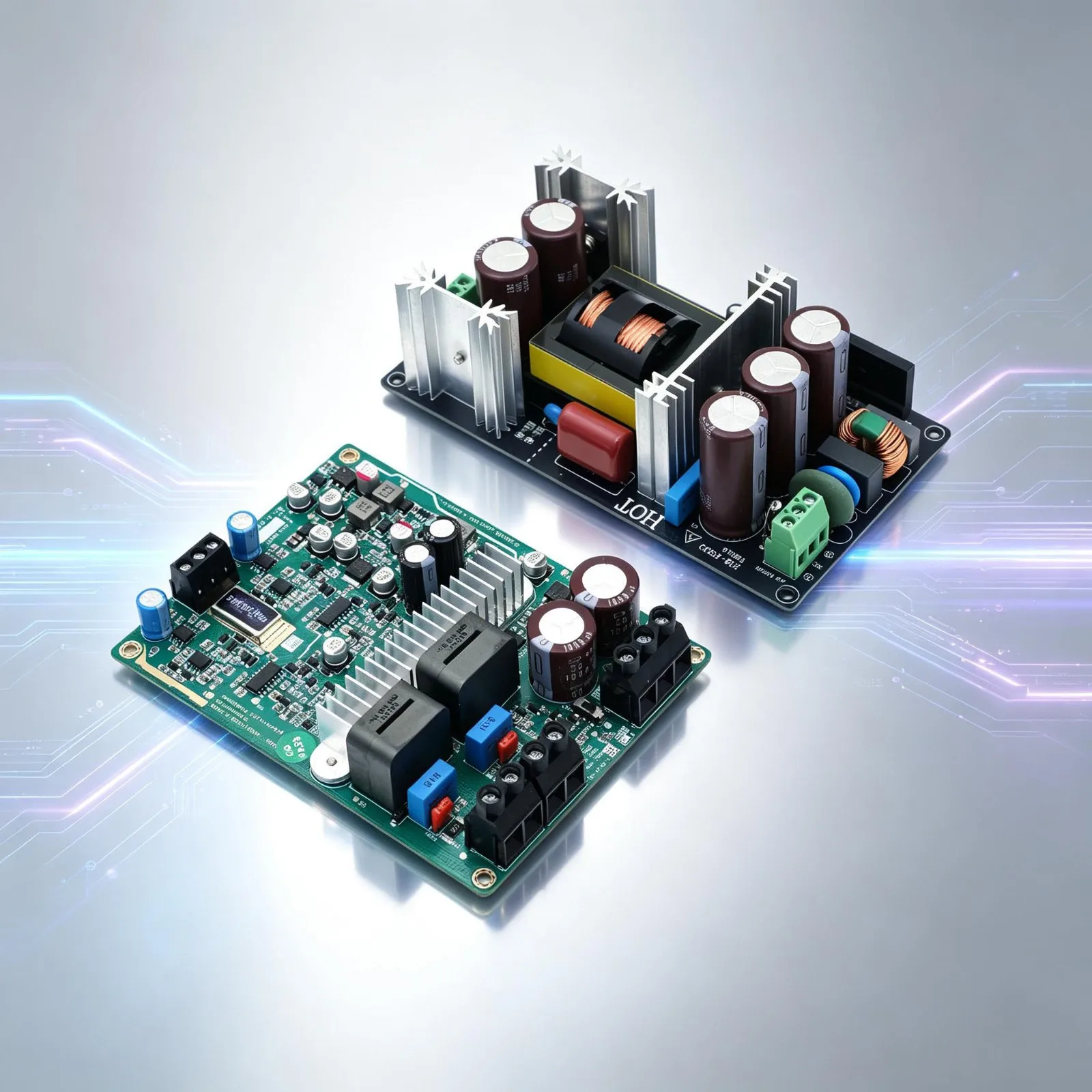 Infineon UG105730 GaN Gallium Nitride amplifier Class D amp + Power supply board