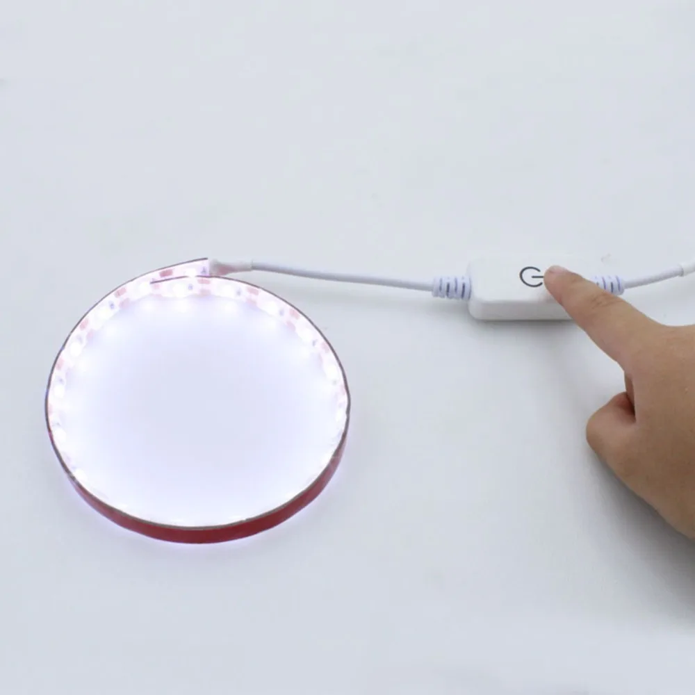 5V Sewing Machine Light 6500K Cold White Touch Dimmer LED Light Strip USB Powered 30cm (11.81inch) Sewing Light