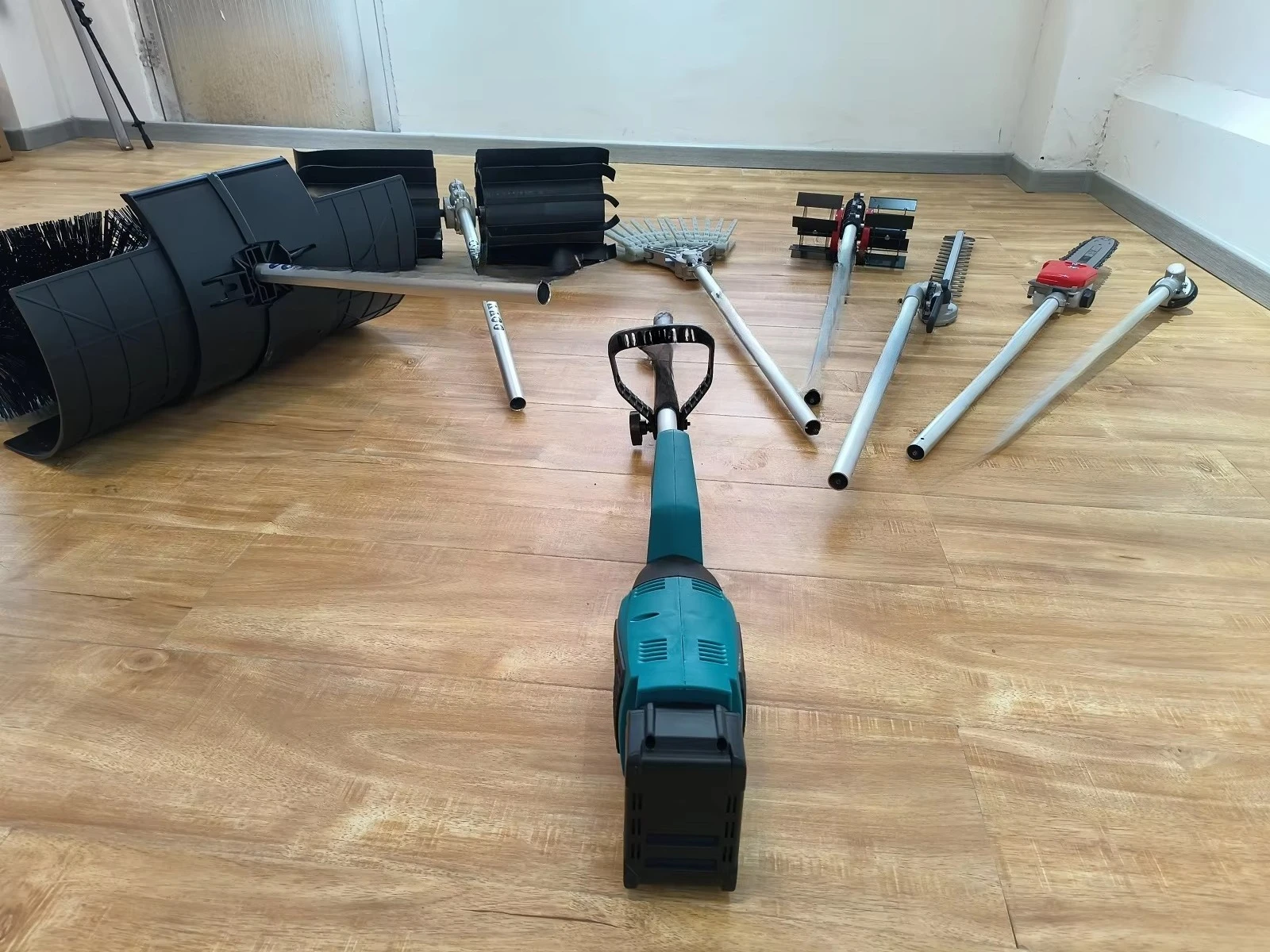 40 فولت اللاسلكي الاعشاب واكر 12 "منشار القطب الكهربائي أداة تشذيب الحافة آلة تقطيع الفراشي 4 في 1 أدوات الحدائق المتعددة 20 فولت 4Ah بطارية 1 * شاحن #5