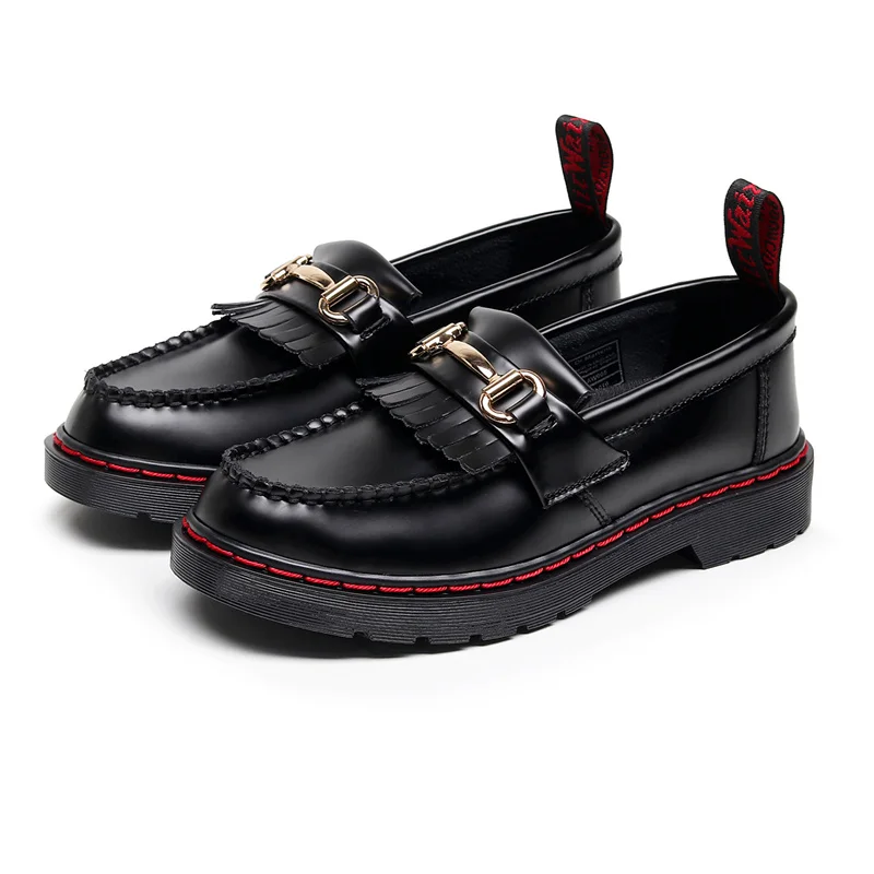 

British Style Luxury Loafers Woman Moccasins High Quality Comfort Women's Leather Loafers Platform Designer Loafer Shoes For Man