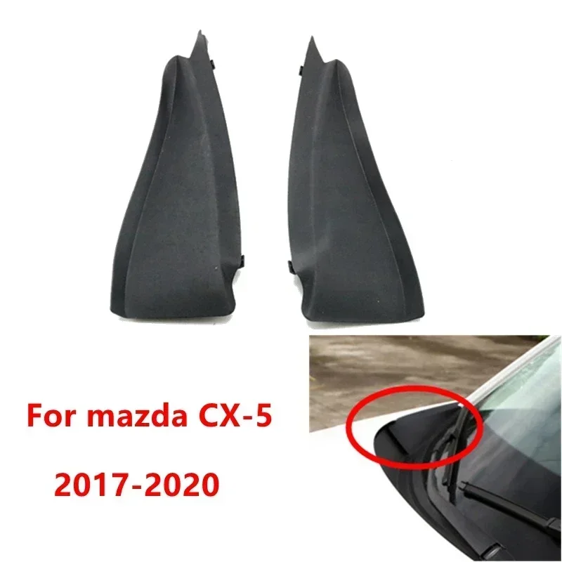 Car Front Windshield Wiper Drain Panel Moulding Cover Fender Cap For Mazda CX-5 CX5 2012-2016 2017-2020 KR11-51-PB1