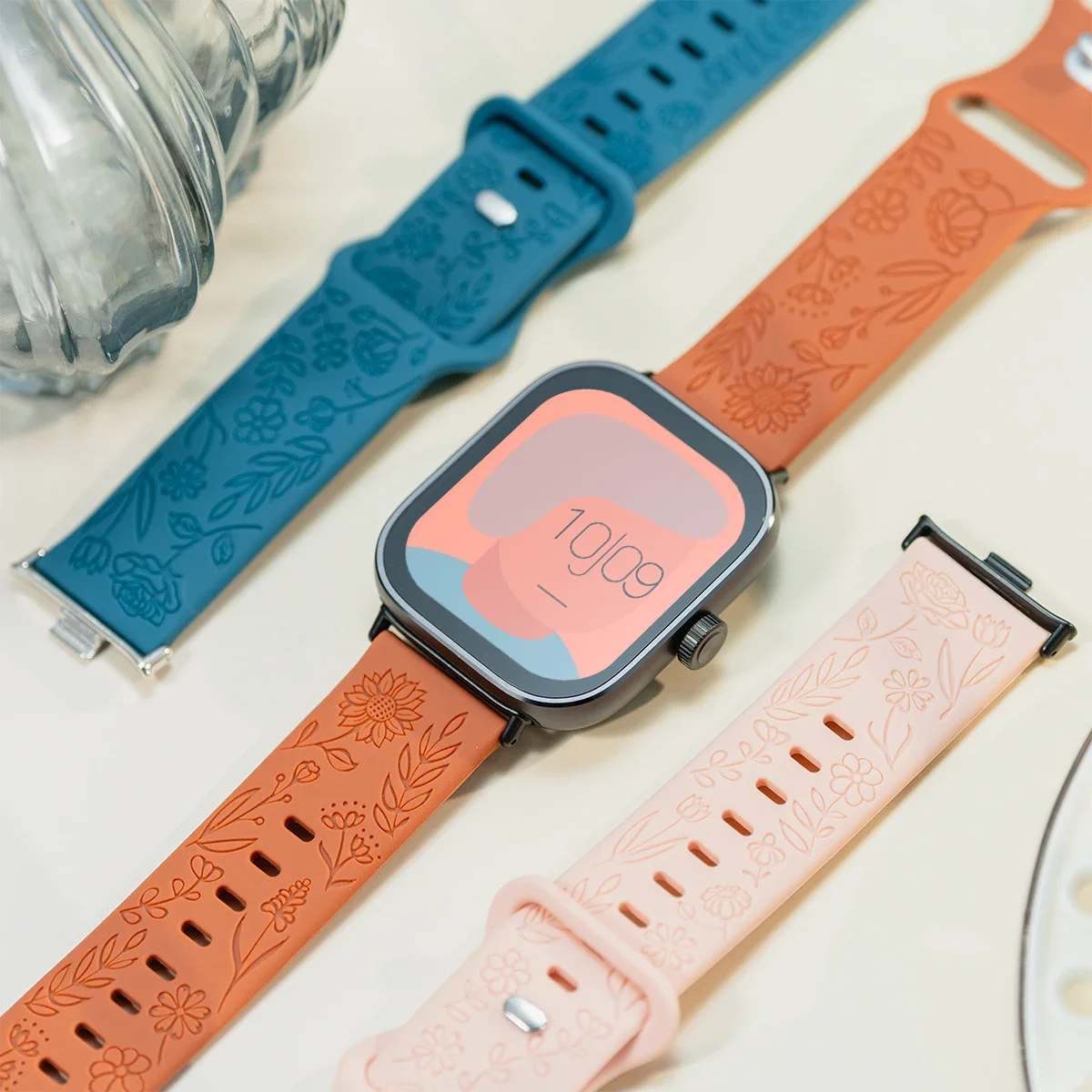Sport Silicone Strap for MiBand 9 Pro Band for Redmi Watch 4 Accessories New Engraved Replacement Wrist Bracelet for MiBand 8Pro image 2