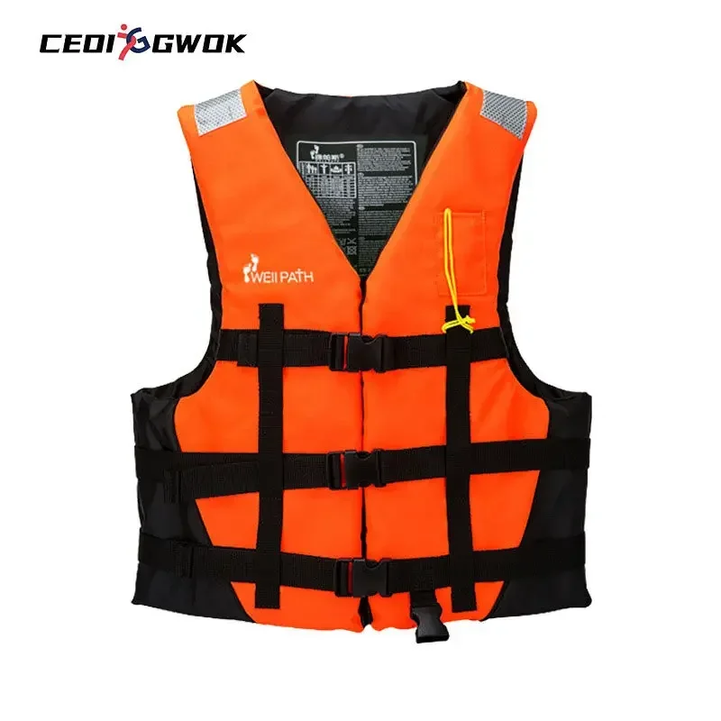 CEOI GWOK Outdoor Sport Fishing Life Vest Swimming Life Jacket Safety Waistcoat Survival Utility Adjustable Vest Life Jackets