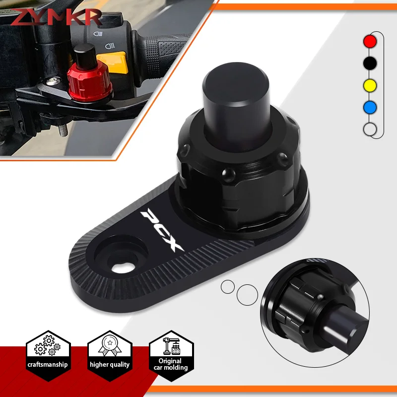 For X-ADV 750 ADV150 ADV160 ADV350 PCX155 PCX160 PCX125 Motorcycle Brake Lever Parking Button Control Semi-automatic Lock Switch