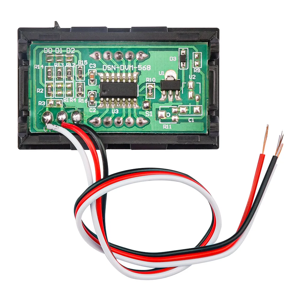 0.56 "Led Digitale Voltmeter Spanningsmeter Volt Instrument Tool 0.56 Inch 3 Draden Rood Groen Blauw Display Module DC0-100V