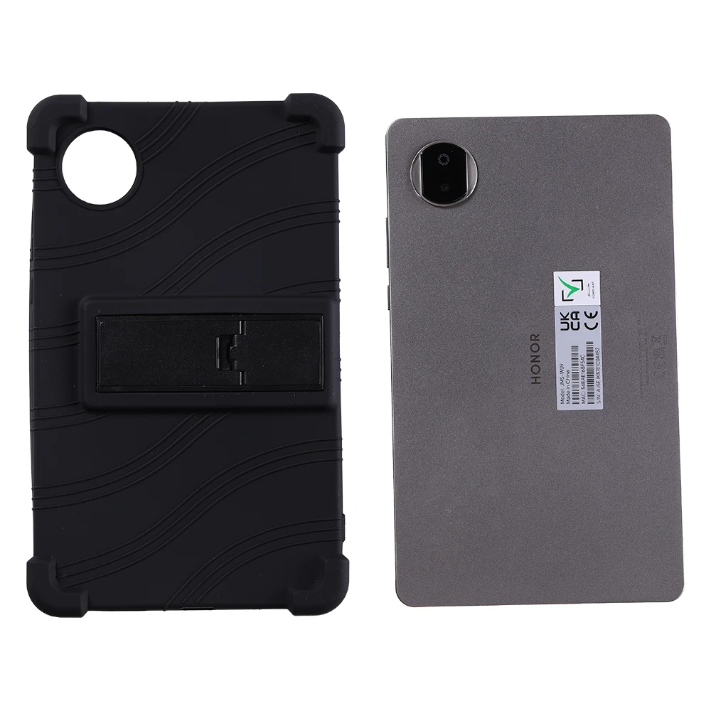 Para Honor Pad X7 (2025) Capa protetora macia para tablet de 8,7 polegadas à prova de choque com 4 cantos de silicone reforçados