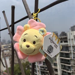 Disney Winnie Pooh Kawaii Bear Plush Keychain for Women Bag Pendant Cute Plush Stuffed Toys Backpack Decorate Birthday Gifts