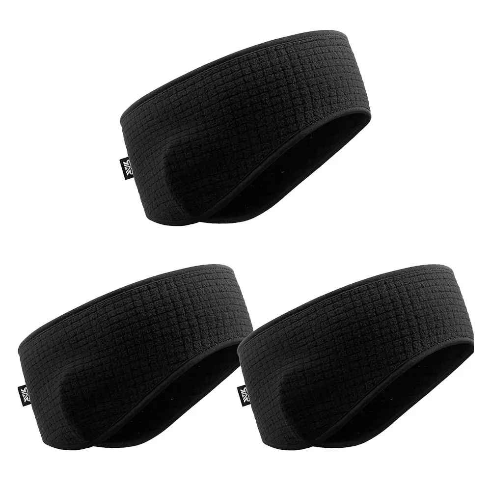

3 Pcs Winter Ear Covers Muffs Warmer for Women Men Fleece Running Headband for Ski Cycling Gym Sleeping