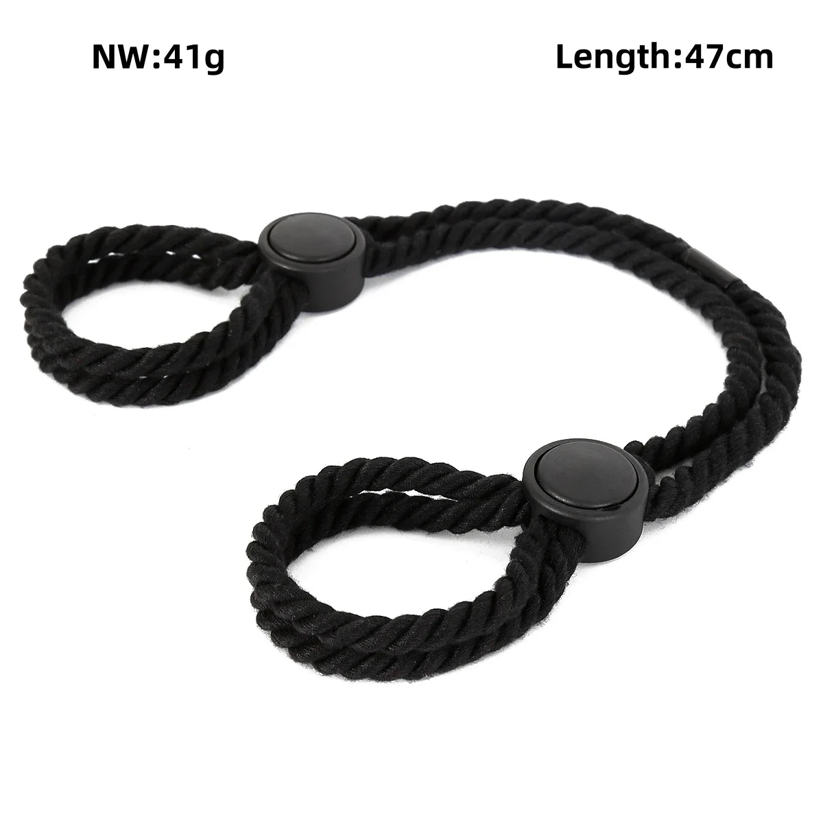 Cotton Rope Handcuffs And Leg Cuffs Multi-functional Self-binding Supplies Suitable For Game Parties Role-playing Stage Props