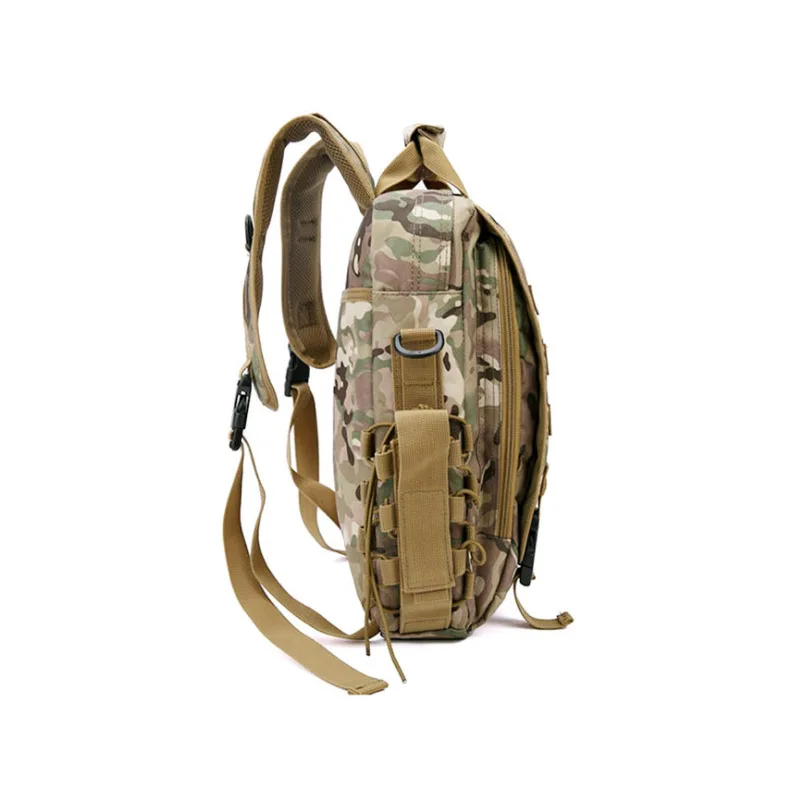 Outdoor Tactical Camouflage Backpack 10L Capacity Multifunctional Shoulder Bag Computer Knapsack Sports Hiking Waist Bag Mochila