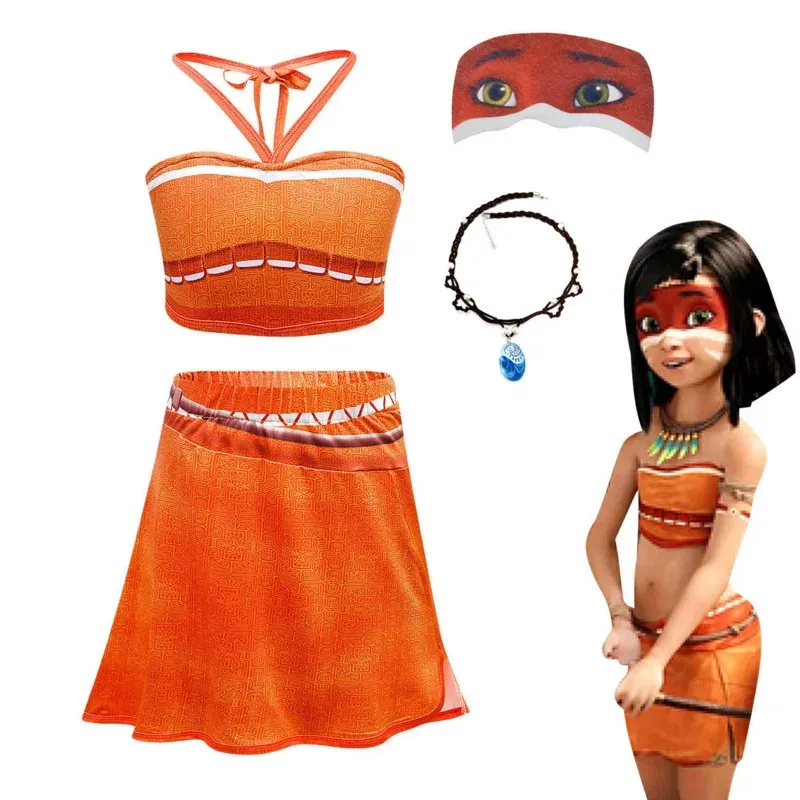 

Ainbo Cos Costumes Kids Anime Clothing AINBO Spirit of Amazon Anime Cosplay Halloween Costume for Girls Christmas Clothes Set