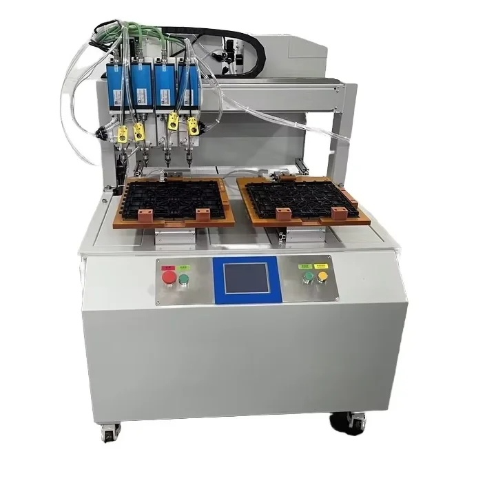 Factory Hot Sale Floor Type Automatic Screw Locking Machine with 4 Screwdriver Heads for Wood Furniture