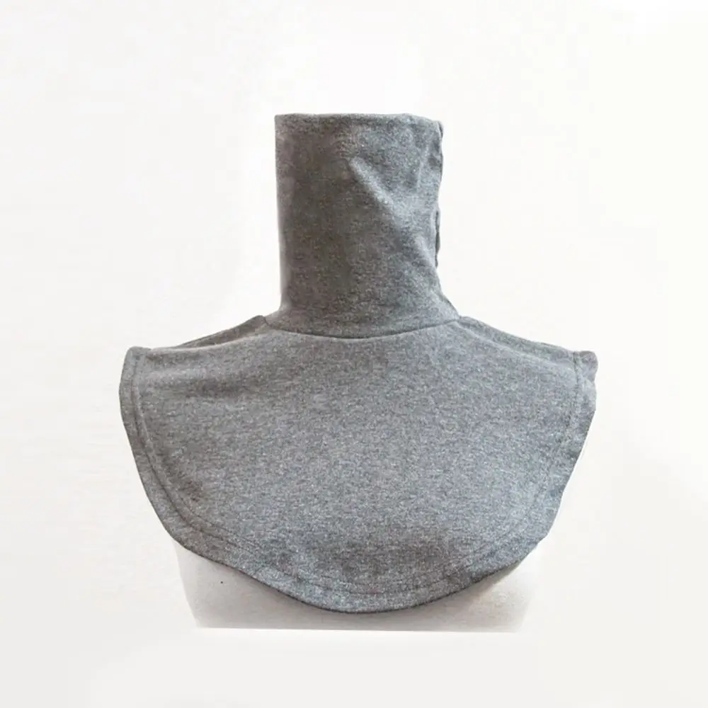 Cuello alto falso desmontable para mujer, media parte superior Multicolor, Cuello de camisa falso, accesorios de ropa de algodón, cubierta de cuello extraíble