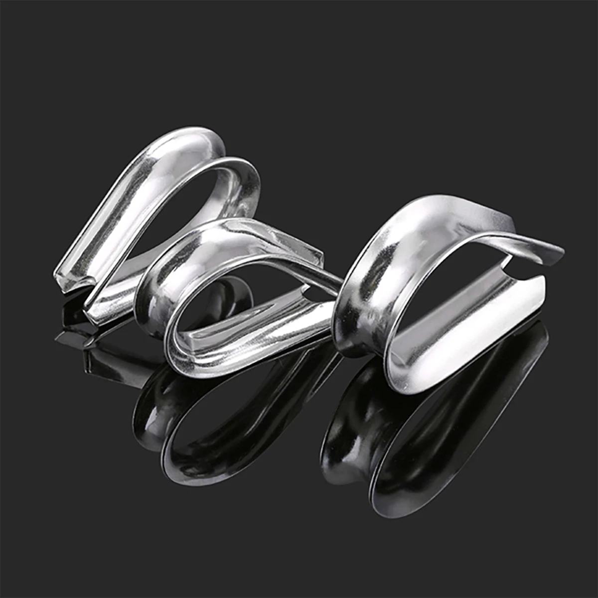 304 Stainless Steel Collar / Standard Chicken Heart Ring / Steel Wire Rope Collar / Triangular Ring