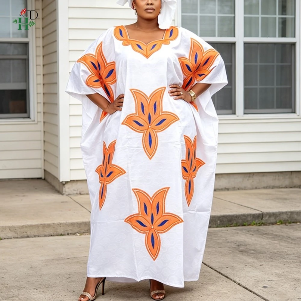 

Dresses on Clearance Sale African Dresses for Woman Bazin Riche Dresses Turkey Dress Embroidery Africain Femme Robe 2026 New