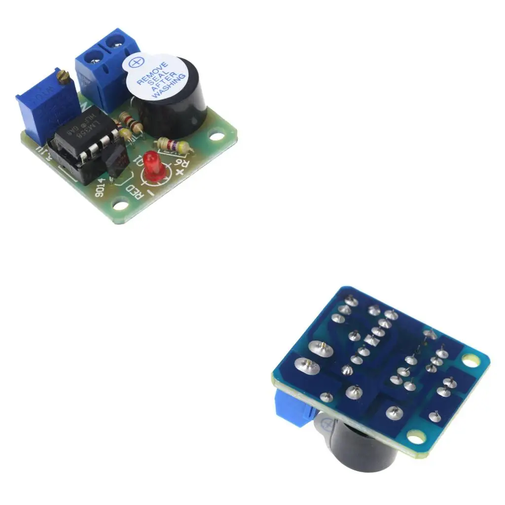 Adjustable Cut Off Alarm Board 9V 12V Battery Monitor With Sound Light Alerts To Prevent Over Discharge Damage
