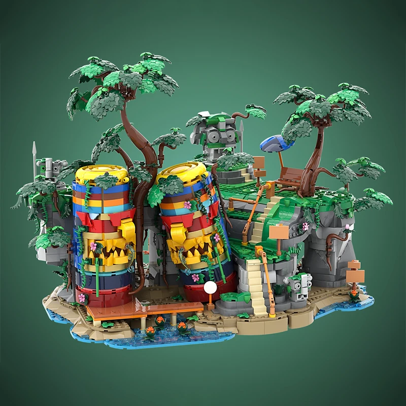 

3972PCS MOC Ancient Ruins Premium Lost Civilization Diorama DIY Model Building Blocks Birthday Toys Gift