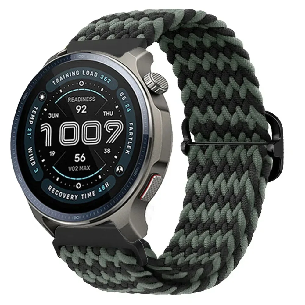 20 22 مللي متر حزام نايلون مضفر ل Amazfit Balance 2/Bip 6 5/GTR 47 مللي متر/GTR 4 3 سوار رياضي لملحقات Amazfit Active 2/GTS 4