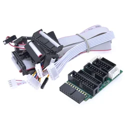 1set st link stlink st-link v2 v8 jtag mini stm8 stm32 simulator download programmierer programmierung mit abdeckung dupont kabel