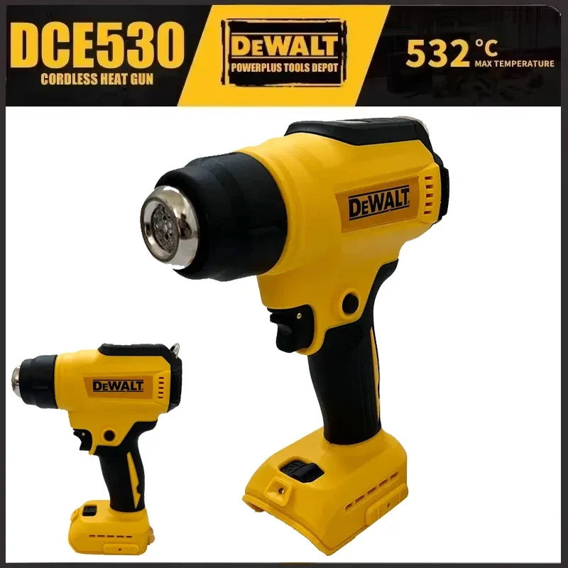 

Термофен Dewalt DCE530 300 Вт, беспроводной, 20 В, с высокой мощностью, для сварки и термоусадочной упаковки