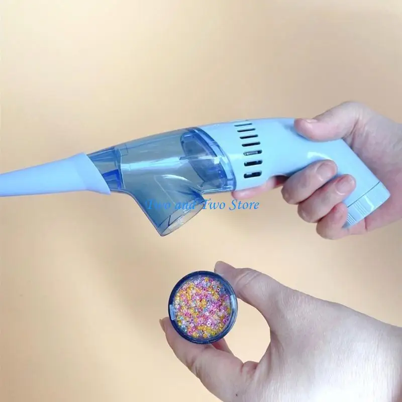 HX6F Vacuum Tool Loose Overflow Beads Rice Desktop Beads Cleaner Cleaning Gadget