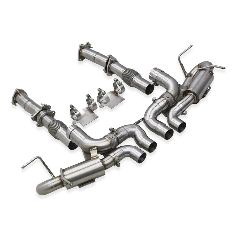 

OBM Stainless Steel Exhaust Pipe For Chevrolet Corvette C8 Z06 2019-2025 Valvetronic Exhaust