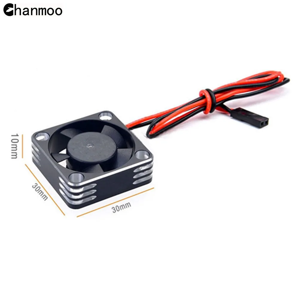 Chanmoo RC Car Heat Dissipation Cooling Fans 16000/28000RPM 30x30/40x40/50x50mm Alloy Cooling Fan for 540 550 Brushless Motor