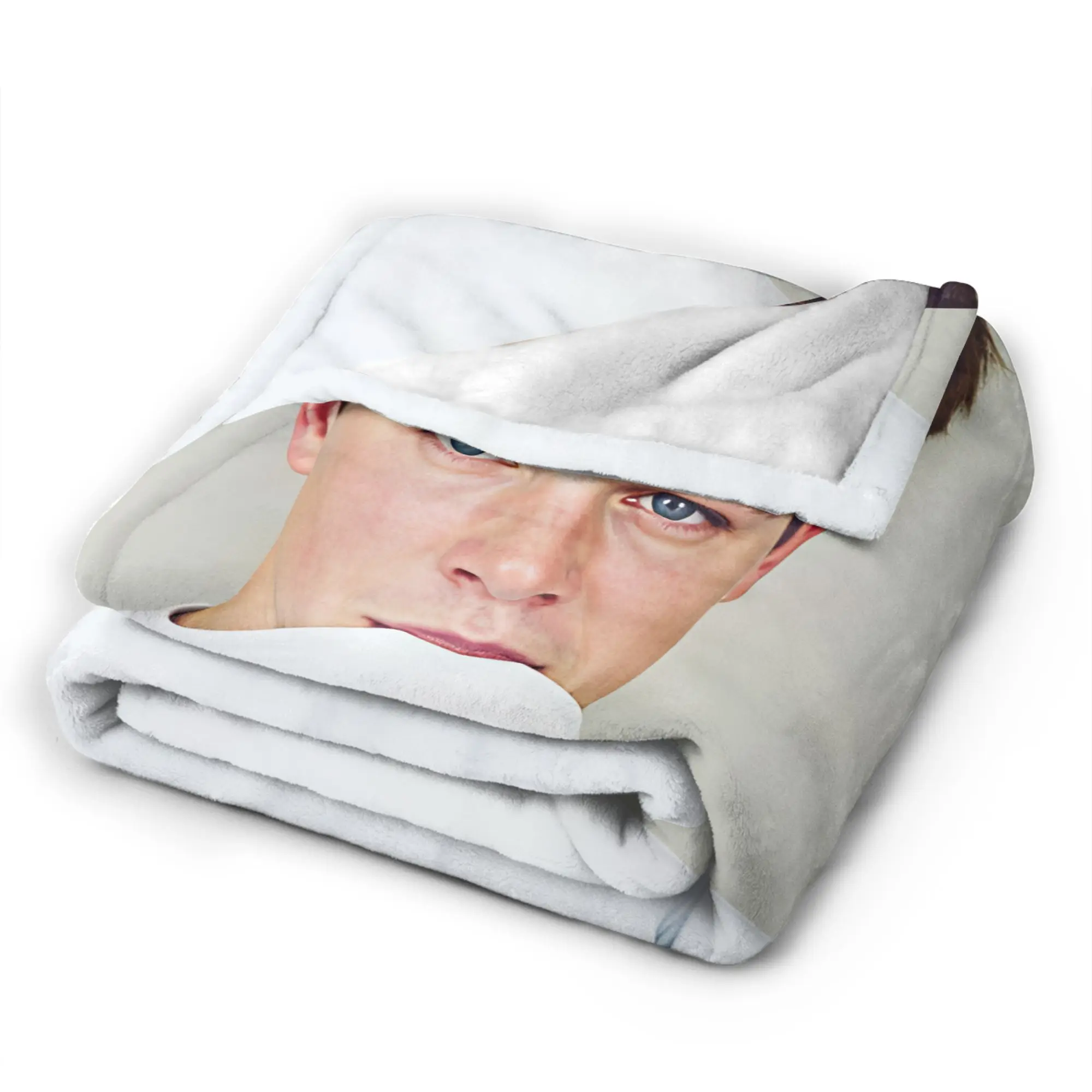Matt Damon Comfortable Blanket  Aesthetic Travel Bedding Throws Bedroom Flannel Bedspread Sofa Bed Cover