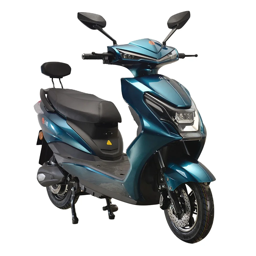 

China 500w 800W 48V 60v 72v Lithium Brushless Disc Break SKD Electric Motorcycle Moped