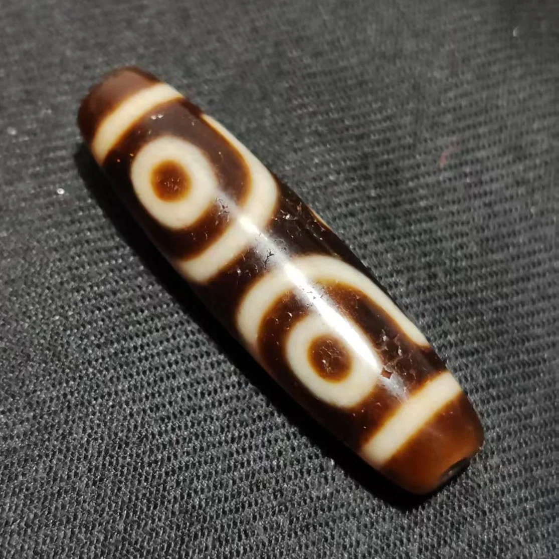 Тибетский Тайвань Верхняя Кения Желтый Проникающий 42*12nn Высокое Масло Старый Материал Выветривание 3-глазый Агат Tianzhu Dzi Тибетский Тайвань Верхняя Кения Желтый Проникающий 42*12nn Высокое Масло Старый Материал Выветривание 3-глазый Агат Tianzhu Dzi